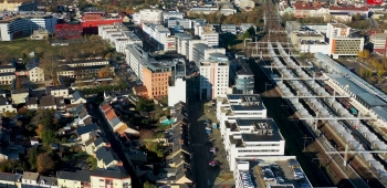 Vue aérienne du quartier Novaxis